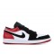 AIR JORDAN 1 LOW BLACK TOE  Boty 553558 116