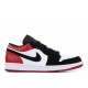 AIR JORDAN 1 LOW BLACK TOE  Boty 553558 116