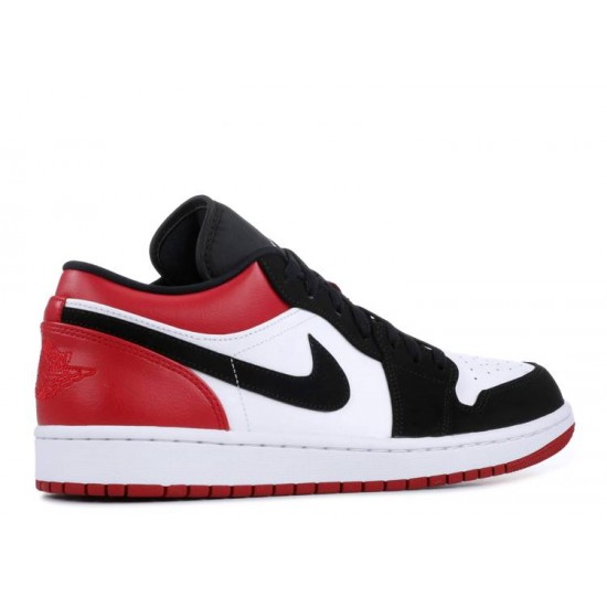 AIR JORDAN 1 LOW BLACK TOE  Boty 553558 116