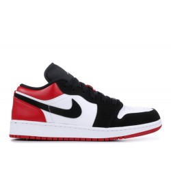 AIR JORDAN 1 LOW GS BLACK TOE  Boty 553560 116