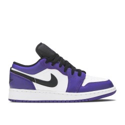 AIR JORDAN 1 LOW GS COURT PURPLE  Boty 553560 500