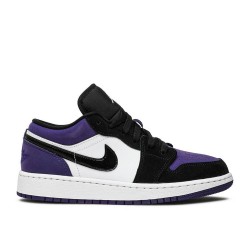 AIR JORDAN 1 LOW GS COURT PURPLE BKCK  Boty 553560 125