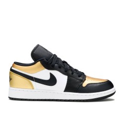 AIR JORDAN 1 LOW GS GOLD TOE  Boty cq9487 700