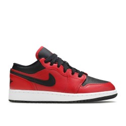 AIR JORDAN 1 LOW GS REVERSE BRED RED  Boty 553560 606