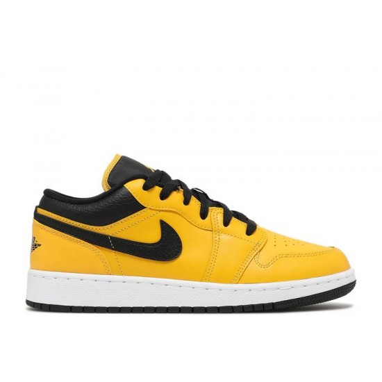 AIR JORDAN 1 LOW GS UNIVERSITY GOLD BLACK  Boty 553560 700