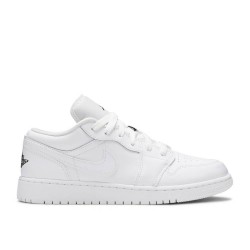 AIR JORDAN 1 LOW GS WHITE BLACK  Boty 553560 101