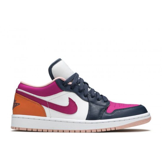 AIR JORDAN 1 LOW MISMATCHED PURPLE MAGENTA  Boty dj4342 400