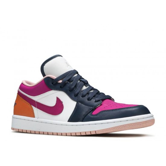 AIR JORDAN 1 LOW MISMATCHED PURPLE MAGENTA  Boty dj4342 400