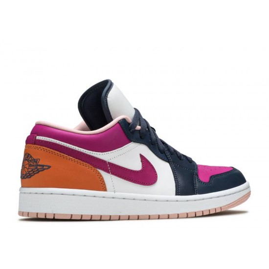 AIR JORDAN 1 LOW MISMATCHED PURPLE MAGENTA  Boty dj4342 400