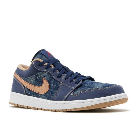 AIR JORDAN 1 LOW SE DENIM  Boty dh1259 400