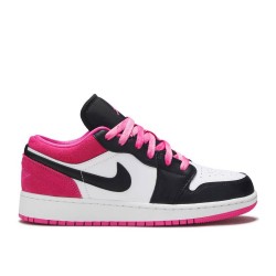 AIR JORDAN 1 LOW SE GS BLACK ACTIVE FUCHSIA  Boty ct1564 005