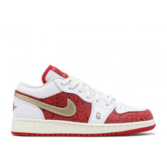 AIR JORDAN 1 LOW SE GS SPADES  Boty dj5186 100