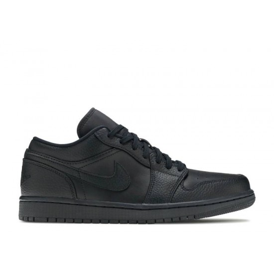 AIR JORDAN 1 LOW TRIPLE BLACK  Boty 553558 091