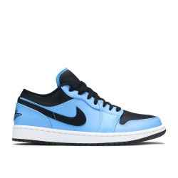 AIR JORDAN 1 LOW UNIVERSITY BLUE BLACK  Boty 553558 403