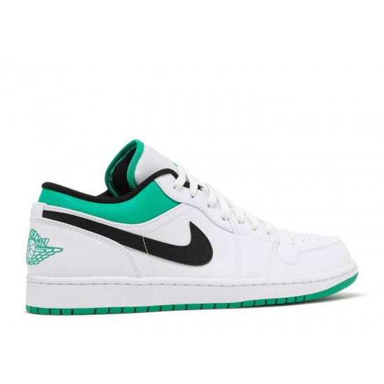 AIR JORDAN 1 LOW WHITE LUCKY GREEN  Boty 553558 129