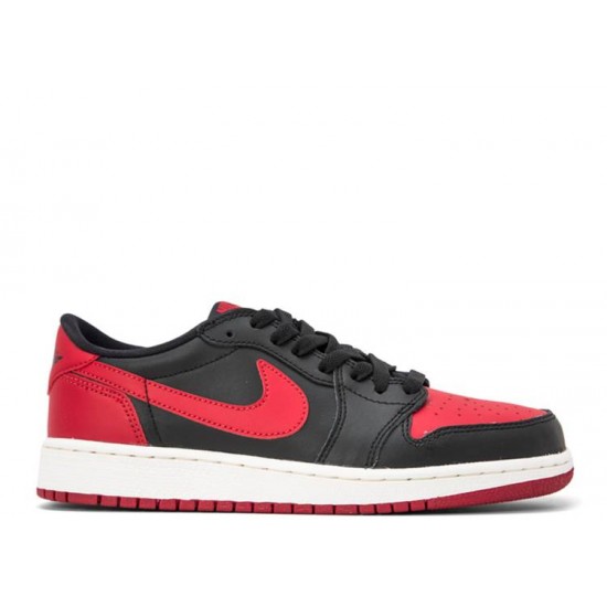 AIR JORDAN 1 RETRO LOW OG GS BRED  Boty 709999 001