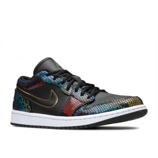 WMNS AIR JORDAN 1 LOW MULTI SNAKESKIN  Boty cw5580 001