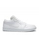 WMNS AIR JORDAN 1 LOW TRIPLE WHITE  Boty ao9944 111