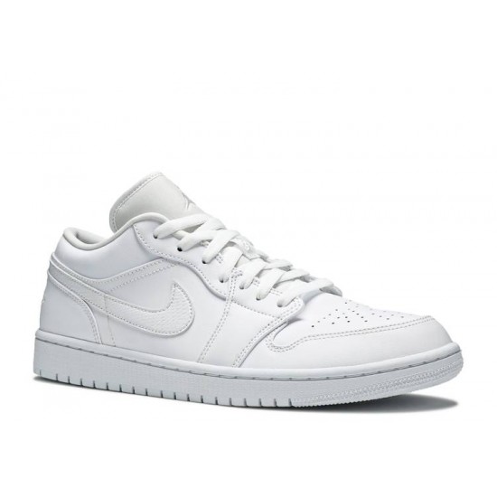 WMNS AIR JORDAN 1 LOW TRIPLE WHITE  Boty ao9944 111