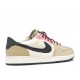 WMNS AIR JORDAN 1 RETRO LOW FLEECE PARACHUTE BEIGE  Boty aq0828 200