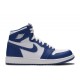 AIR JORDAN 1 HIGH OG BG STORM BLUE  Boty 575441 127