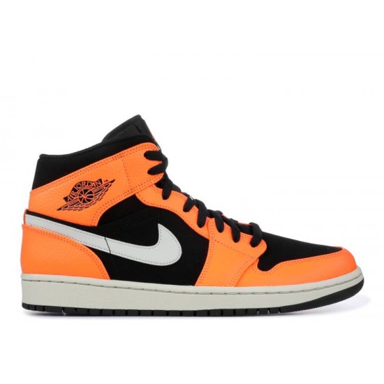 AIR JORDAN 1 MID BLACK CONE  Boty 554724 062