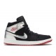 AIR JORDAN 1 MID BLACK METALLIC SILVER  Boty 554724 057