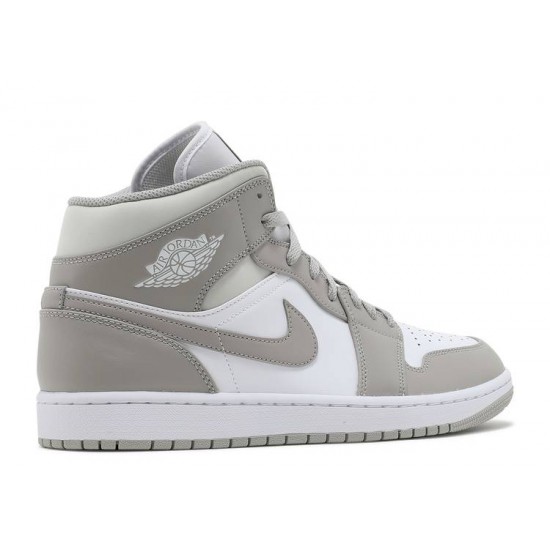 AIR JORDAN 1 MID COLLEGE GREY  Boty 554724 082