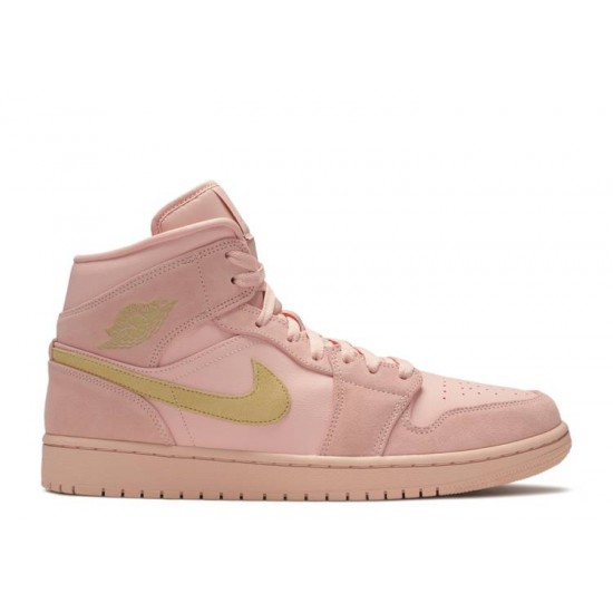 AIR JORDAN 1 MID CORAL GOLD  Boty 852542 600