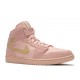 AIR JORDAN 1 MID CORAL GOLD  Boty 852542 600