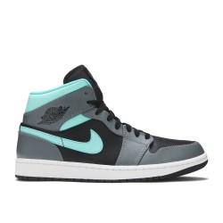 AIR JORDAN 1 MID GREY AQUA  Boty 554724 063