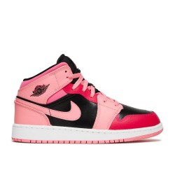 AIR JORDAN 1 MID GS CORAL CHALK  Boty 554725 662