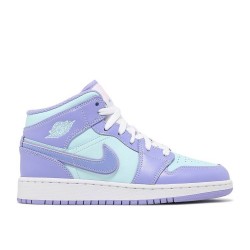 AIR JORDAN 1 MID GS PURPLE PULSE  Boty 554725 500