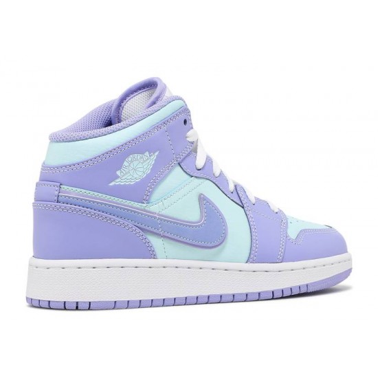 AIR JORDAN 1 MID GS PURPLE PULSE  Boty 554725 500