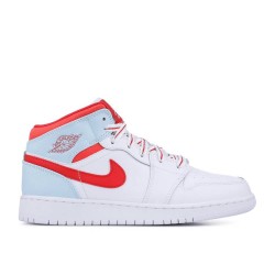 AIR JORDAN 1 MID GS TOPAZ MIST  Boty 555112 104