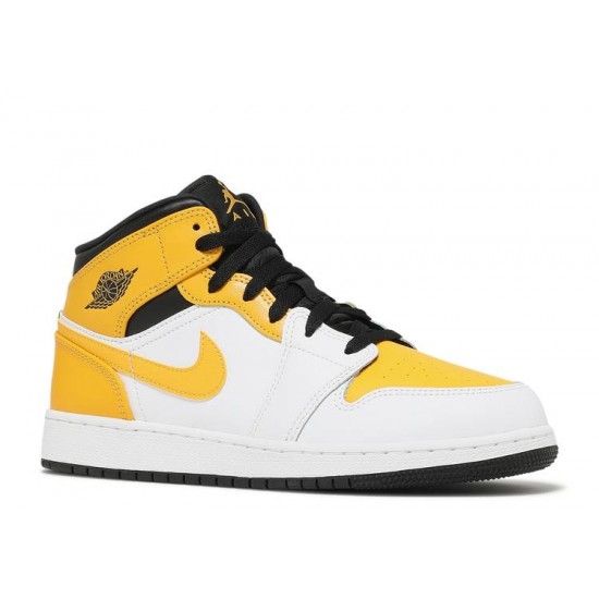 AIR JORDAN 1 MID GS UNIVERSITY GOLD  Boty 554725 170