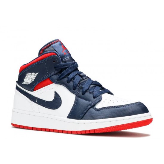 AIR JORDAN 1 MID GS USA OLYMPIC  Boty bq6931 104