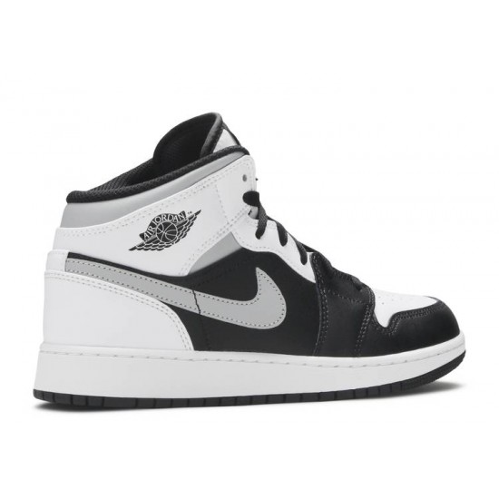 AIR JORDAN 1 MID GS WHITE SHADOW  Boty 554725 073