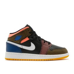 AIR JORDAN 1 MID MMD GS MULTI GRID  Boty dc4092 001