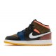 AIR JORDAN 1 MID MMD GS MULTI GRID  Boty dc4092 001