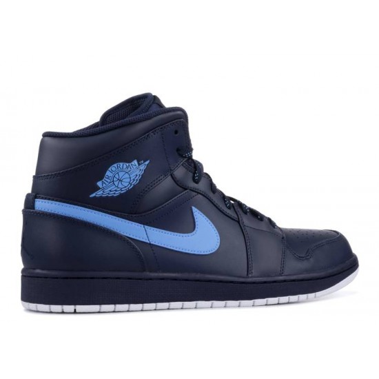 AIR JORDAN 1 MID OBSIDIAN  Boty 554724 405