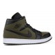 AIR JORDAN 1 MID OLIVE CANVAS  Boty 554724 301