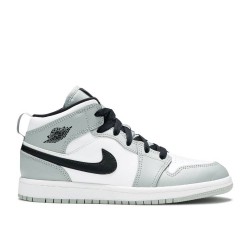 AIR JORDAN 1 MID PS LIGHT SMOKE GREY  Boty 640734 092