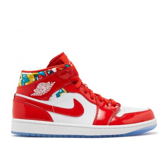 AIR JORDAN 1 MID SE BARCELONA SWEATER  Boty dc7294 600