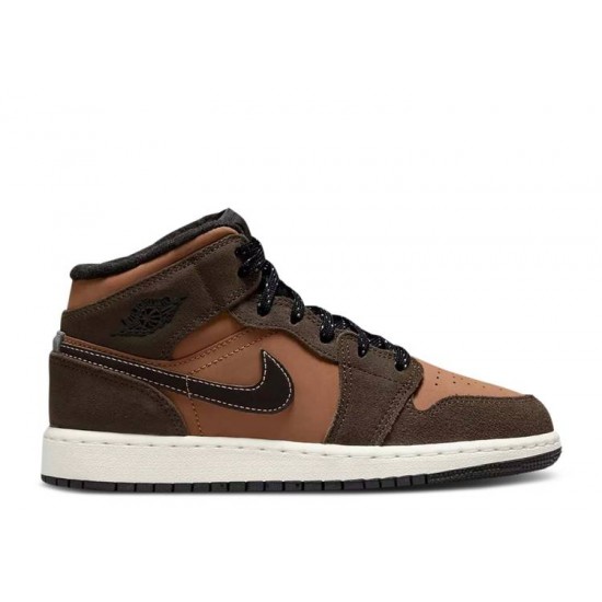 AIR JORDAN 1 MID SE GS EARTH TONE  Boty dc7248 200