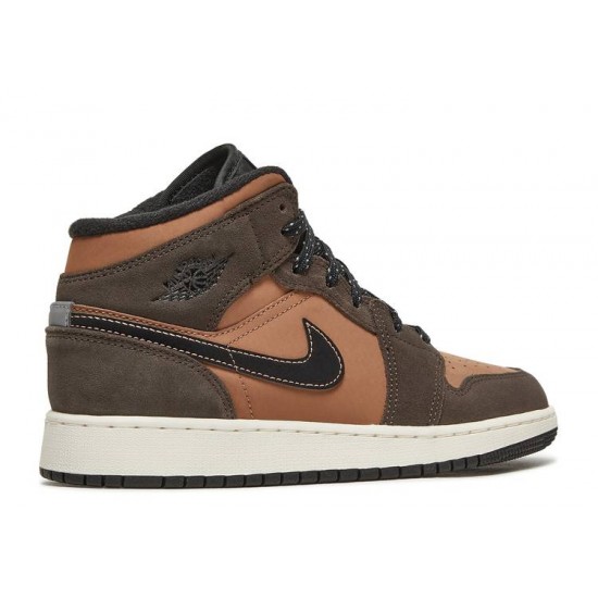 AIR JORDAN 1 MID SE GS EARTH TONE  Boty dc7248 200