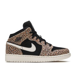 AIR JORDAN 1 MID SE GS LEOPARD  Boty bq6931 021