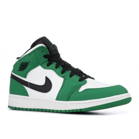 AIR JORDAN 1 MID SE GS PINE GREEN  Boty bq6931 301