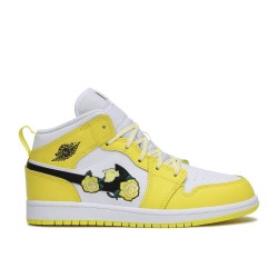 AIR JORDAN 1 MID SE PS ROSE PATCH DYNAMIC YELLOW  Boty av5173 700