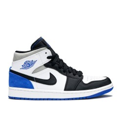 AIR JORDAN 1 MID SE ROYAL BLACK TOE  Boty 852542 102